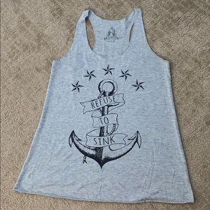 Refuse to sink tank top